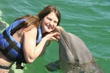Swam with the dolphins