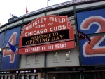 Opening Day at Wrigley Field to watch the Cubs play
